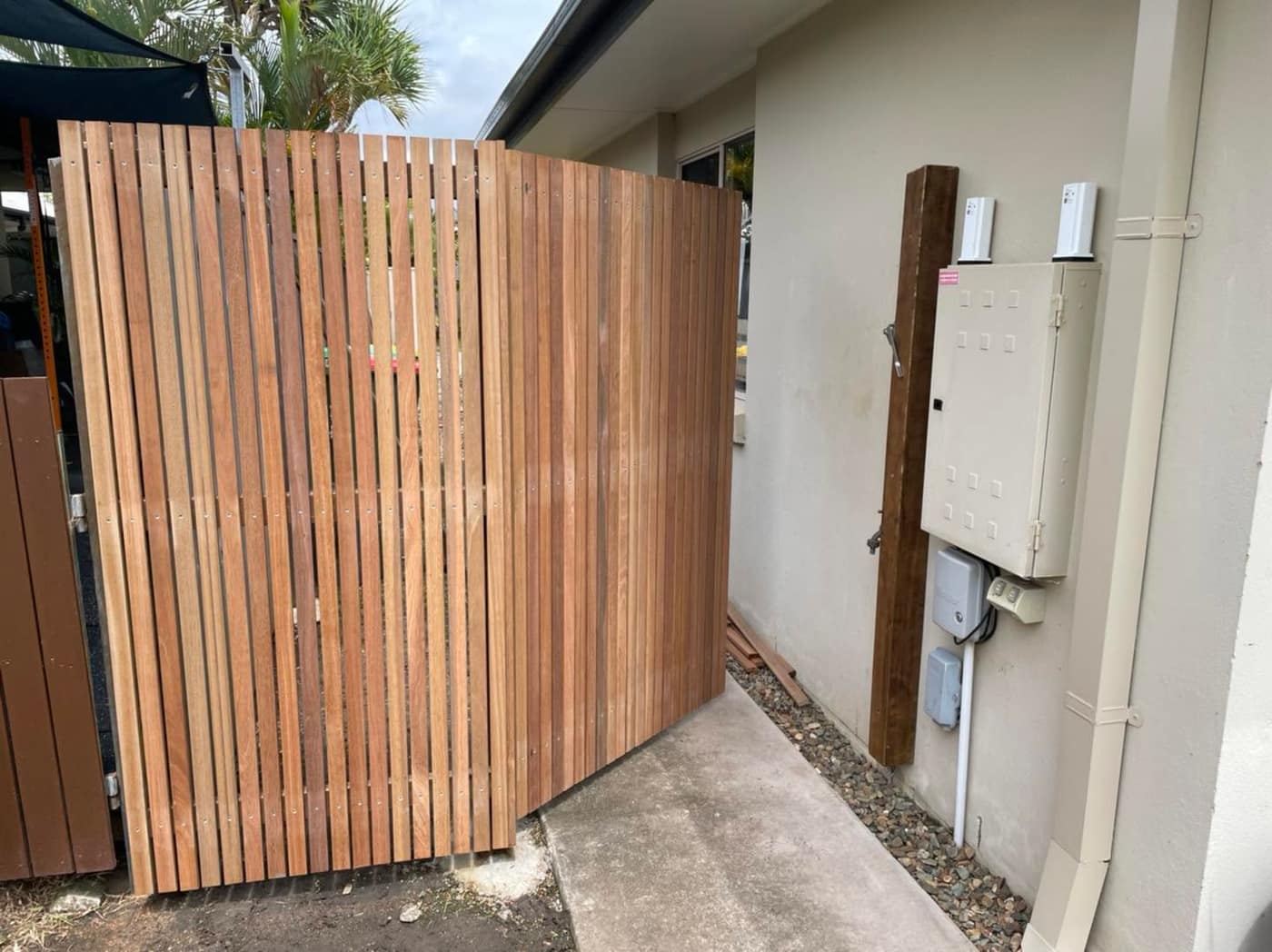 Hardwood Vertical Slat Side Gate