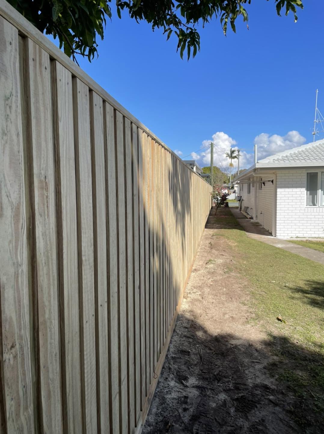 Treated Pine Side Boundary