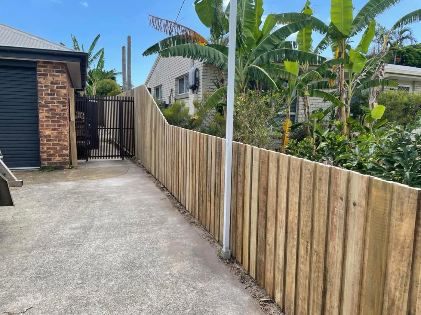 Pine Paling — Side Boundary - Mooloolaba